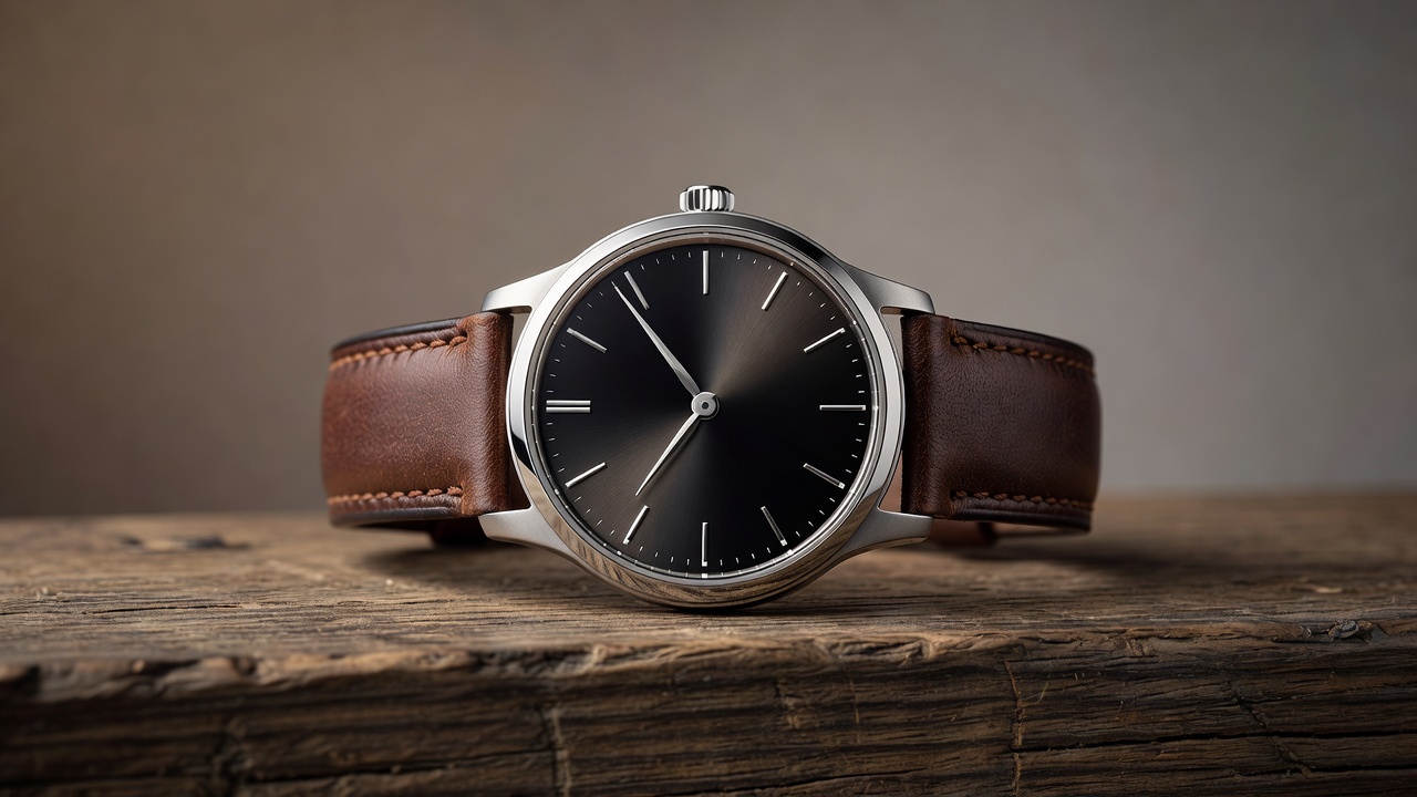 Valais 37 compact classic watch